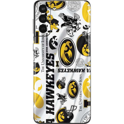 University of Iowa Hawkeyes Pattern Galaxy S21 Plus 5G Skin